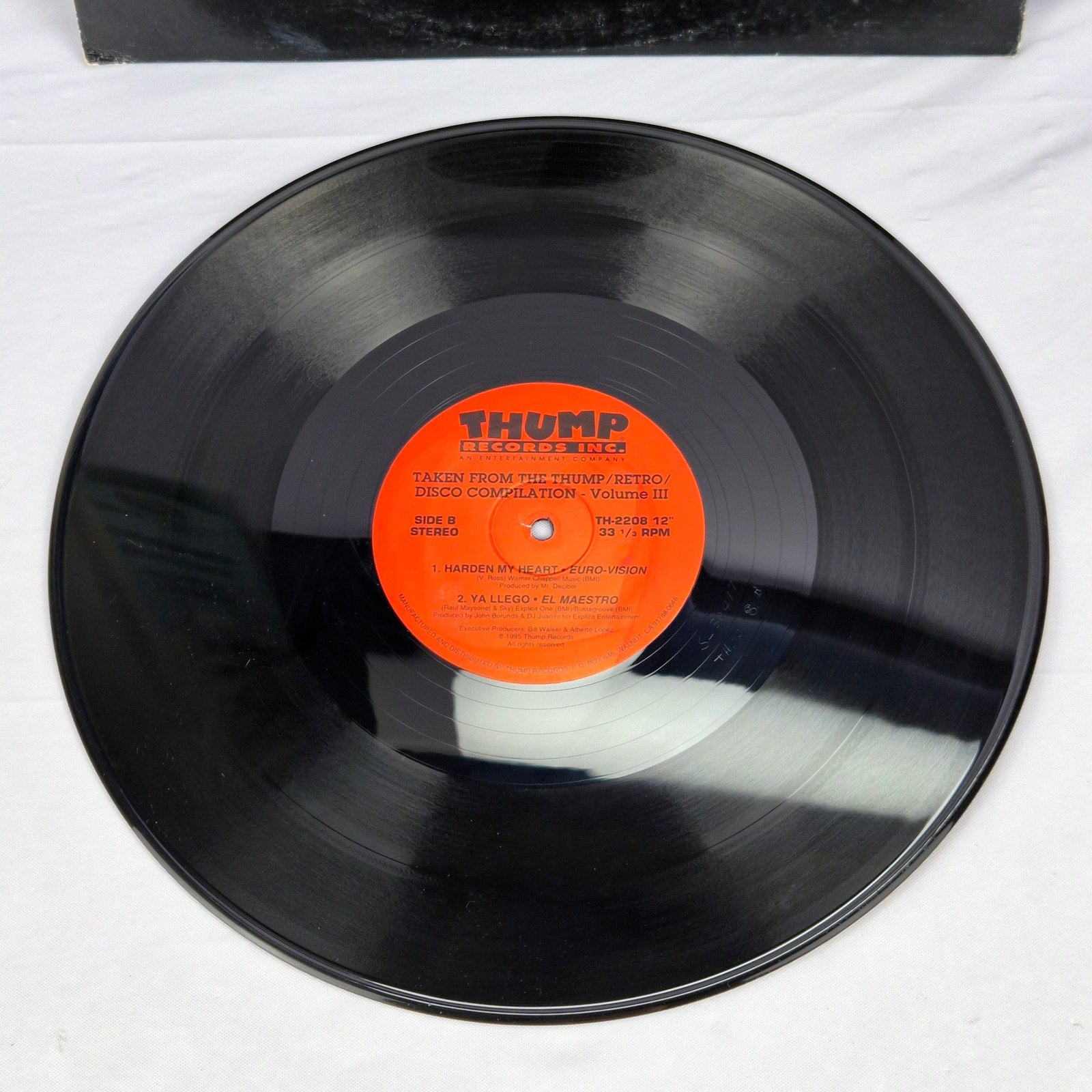 Thump Records Sampler Volume 3 Vinyl Record Promo Single 12" TH-2208 House 1995