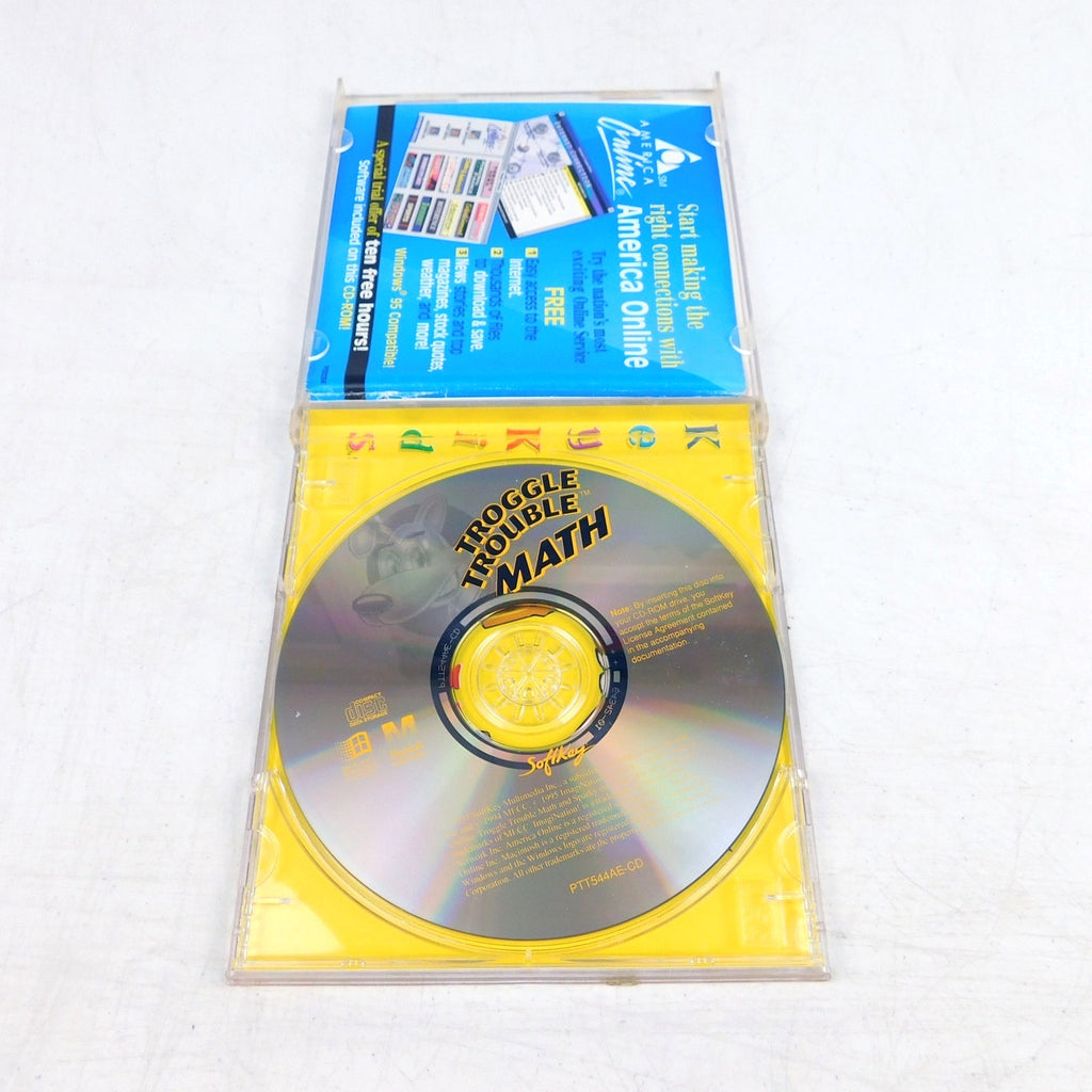 MECC Toggle Trouble Math PC CD ROM Tested Keykids 1995 Softkey