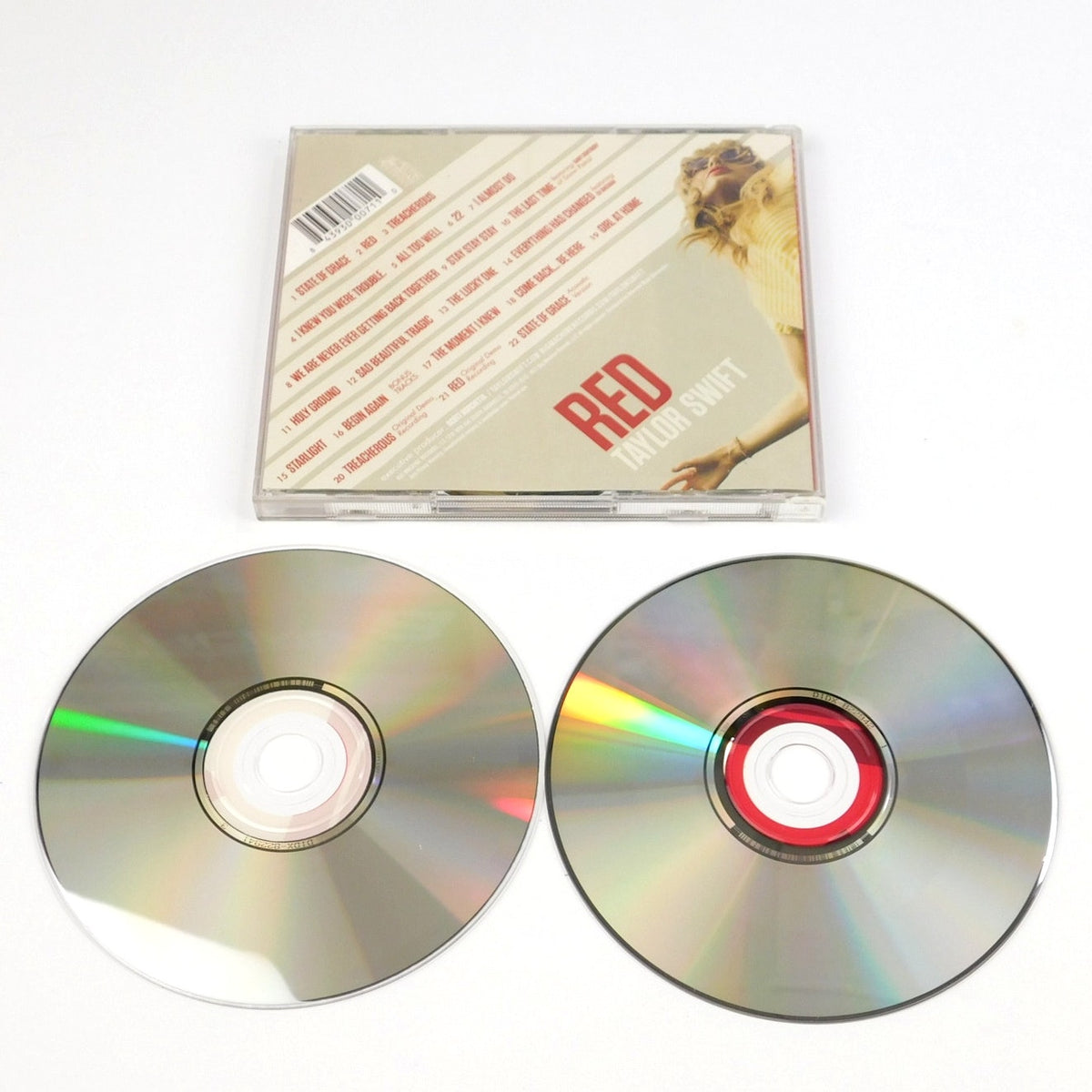 Taylor Swift Red Deluxe Edition 2 CD 2012 Tested Big Machine 22 Track Original
