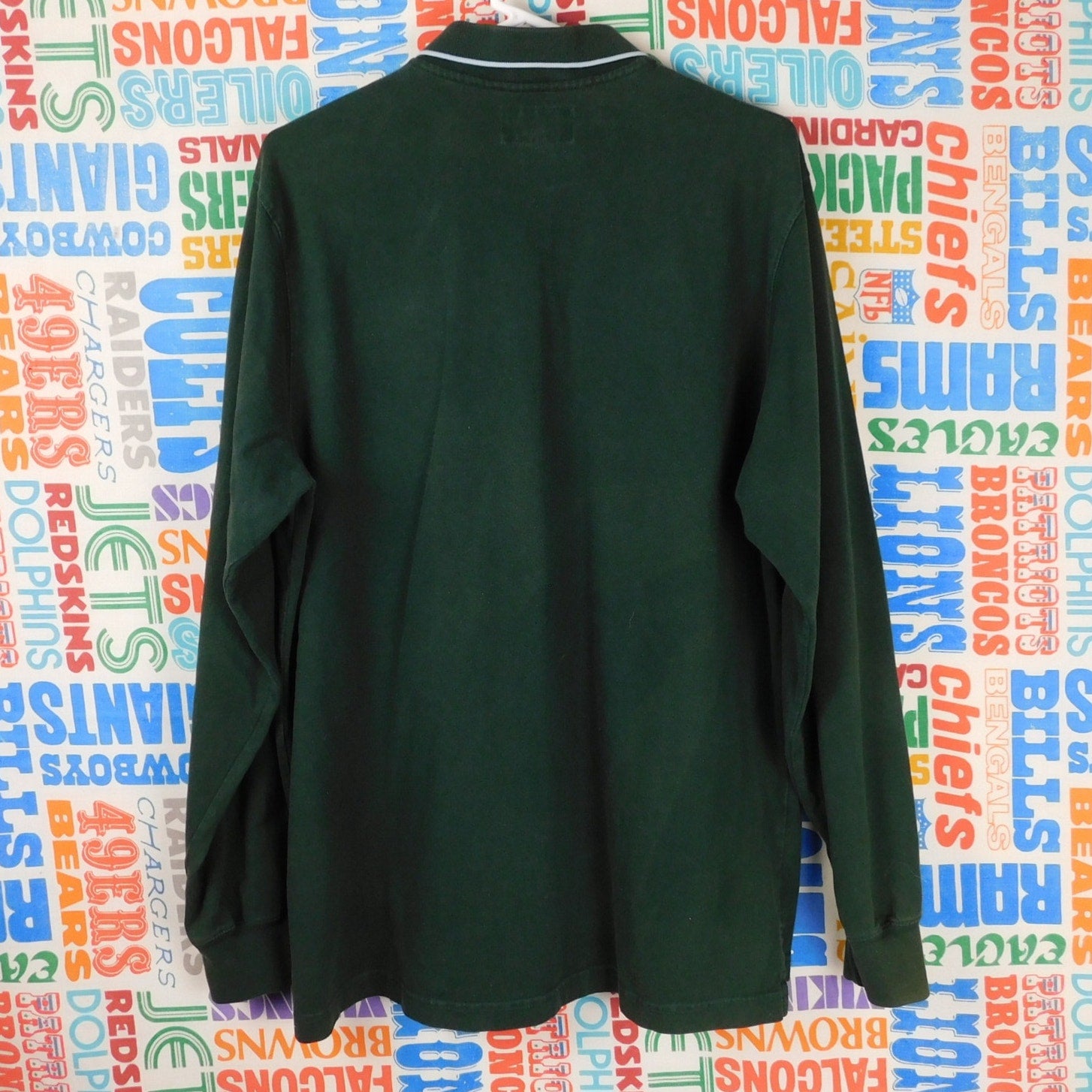 90s Abercrombie & Fitch Long Sleeve Polo Shirt - Size XL