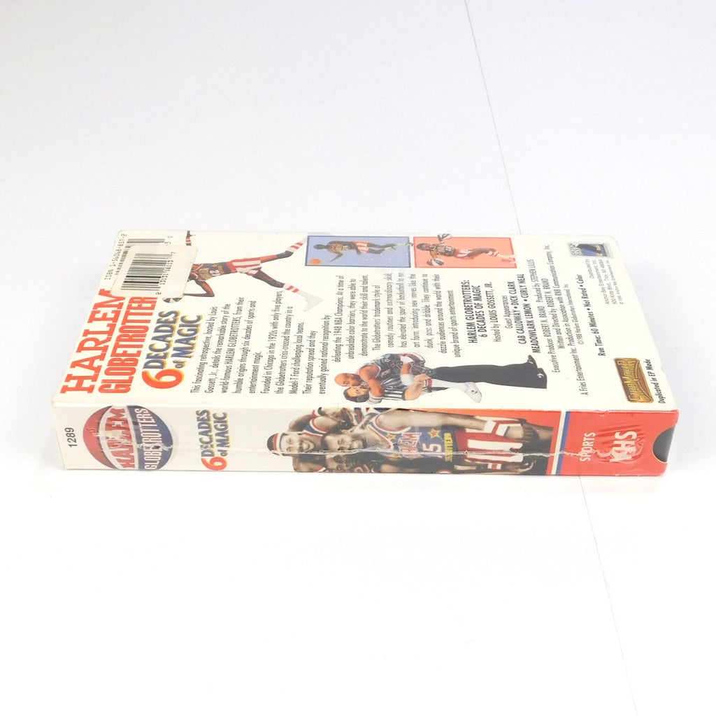 Harlem Globetrotters 6 Decades of Magic VHS 1996 Sealed Louis Gossett Jr