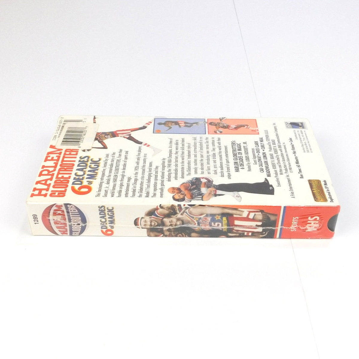 Harlem Globetrotters 6 Decades of Magic VHS 1996 Sealed Louis Gossett Jr