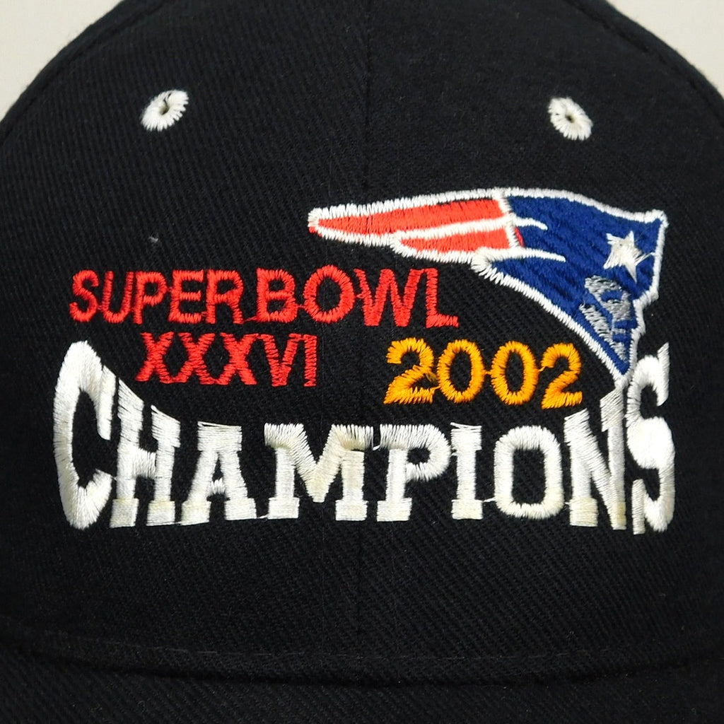 2002 New England Patriots Super Bowl 36 Champs Hat - Adjustable