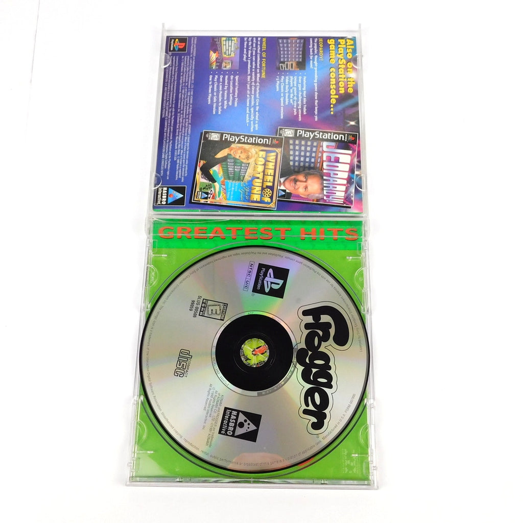 Frogger Sony Playstation 1 PS1 Tested Working Complete CIB 1998 Greatest Hits