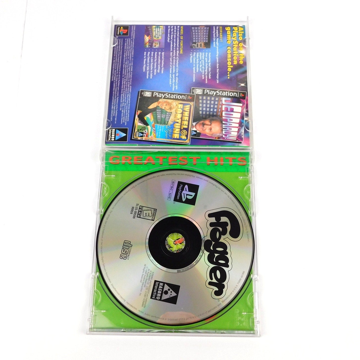 Frogger Sony Playstation 1 PS1 Tested Working Complete CIB 1998 Greatest Hits