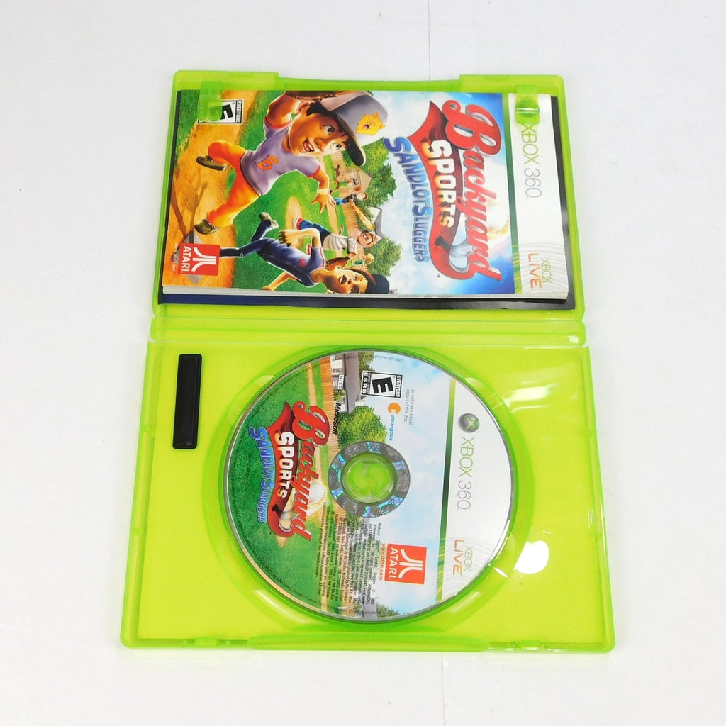 Backyard Sports Sandlot Sluggers Microsoft Xbox 360 Complete CIB Tested 2010