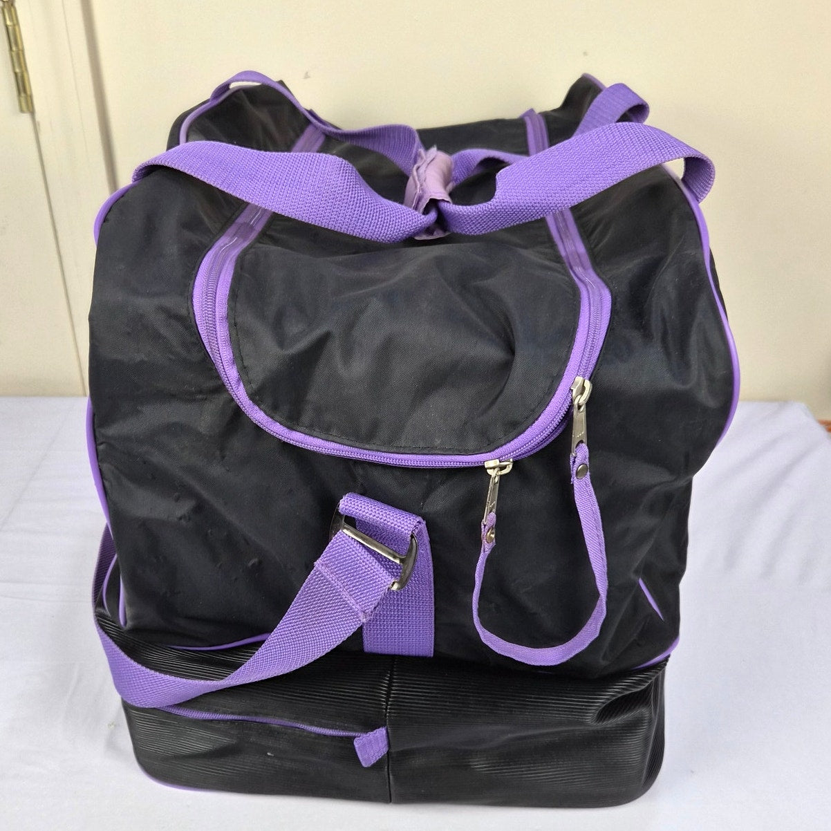 Vintage Rossignol Neon Ski Duffle Bag 80s 90s Retro Apres Ski Gym Travel Bag