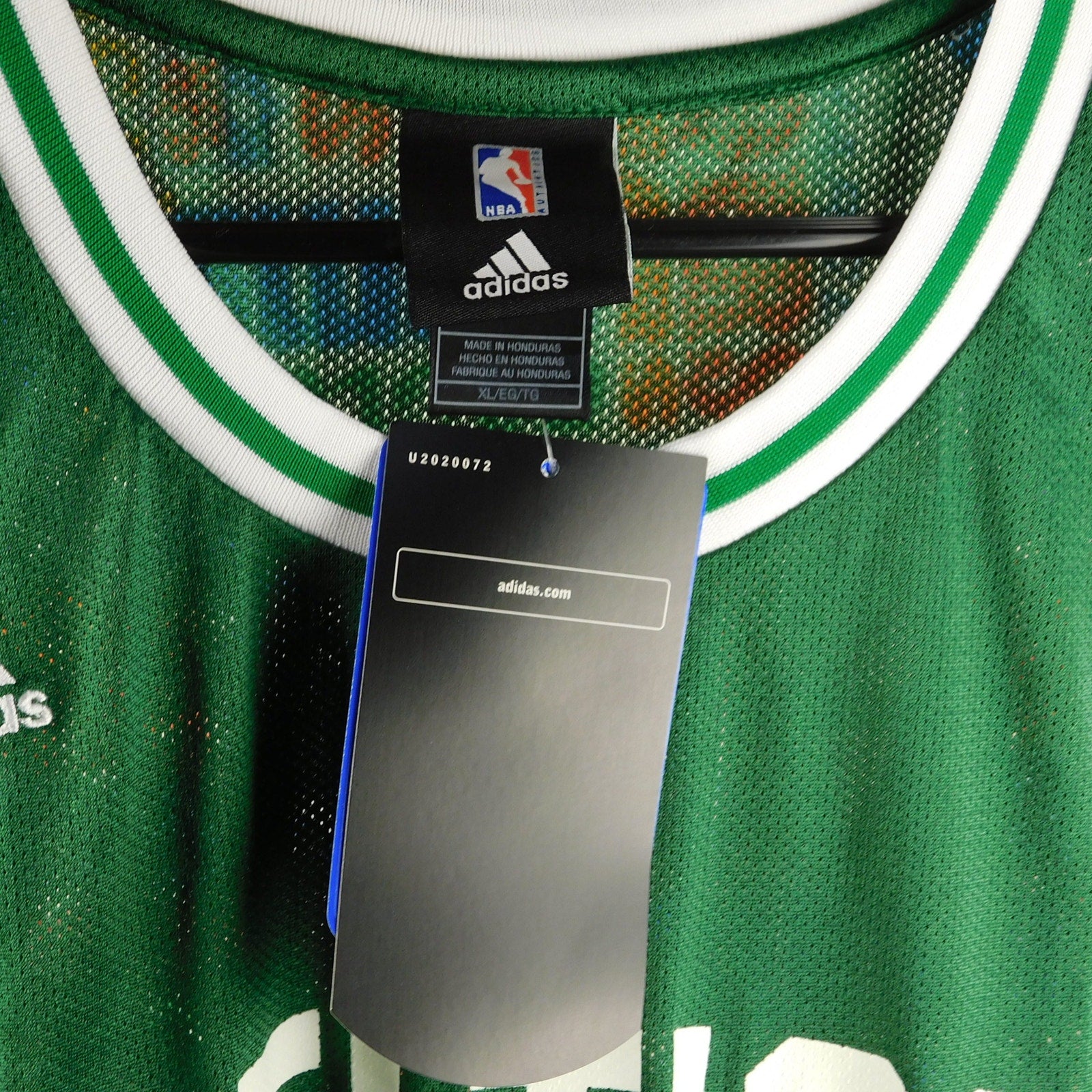 Adidas Boston Celtics Paul Pierce Jersey Size XL NWT Deadstock 2008 Green Mesh