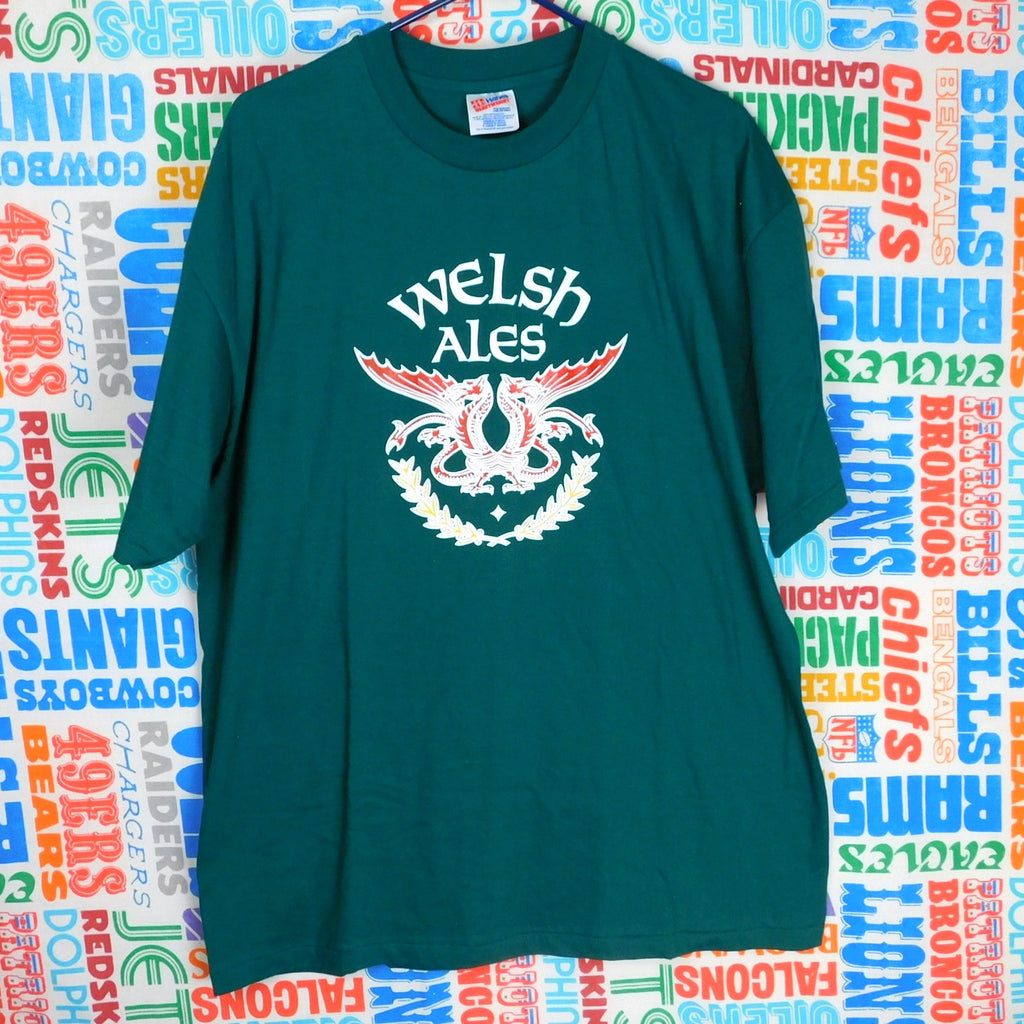 90s Welsh Ales "Champion Ales From Wales" T Shirt - Size XL