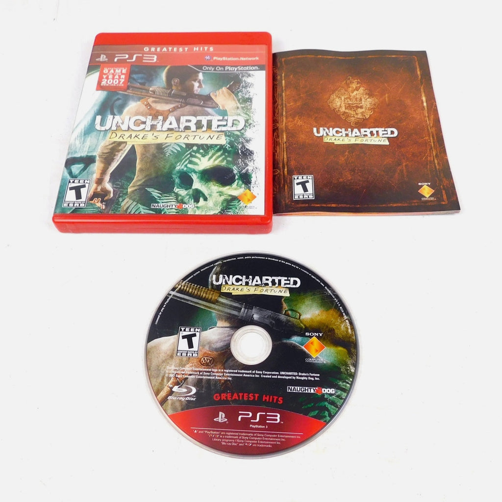 Uncharted Drake's Fortune Sony Playstation 3 PS3 Complete CIB Tested GH