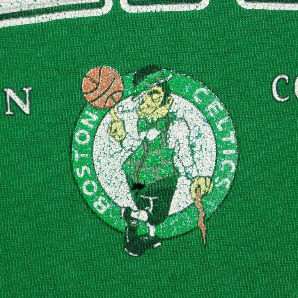 Y2K Faded Boston Celtics T Shirt - Size 2XL