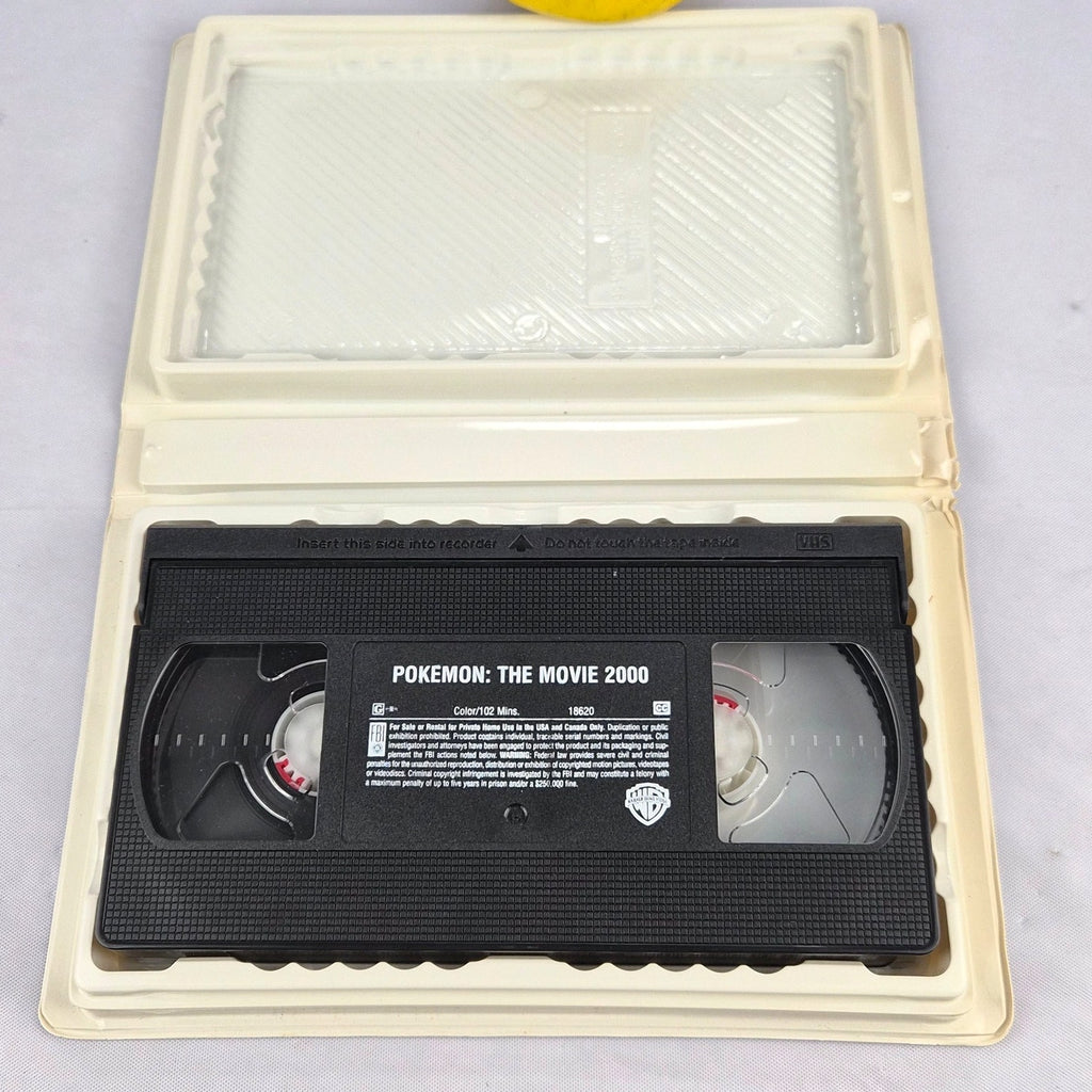Pokemon The Movie 2000 VHS Tested Clamshell Warner Bros Kids Nintendo