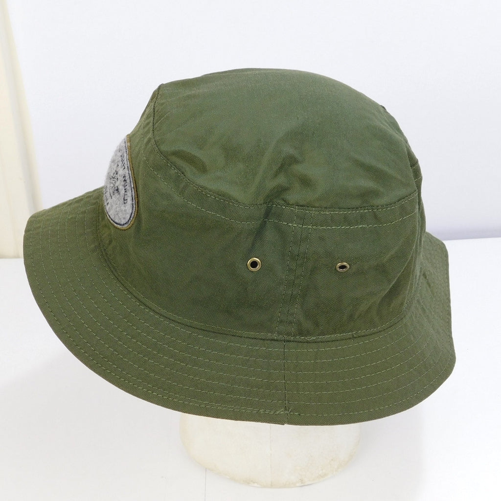 Vintage Walt Disney World Hockey Bucket Hat Mickey Mouse Green Nylon OSFA