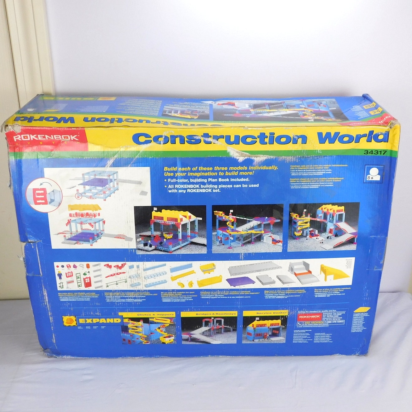Rokenbok Construction World 34317 Complete CIB Building System Sealed Bags 1997