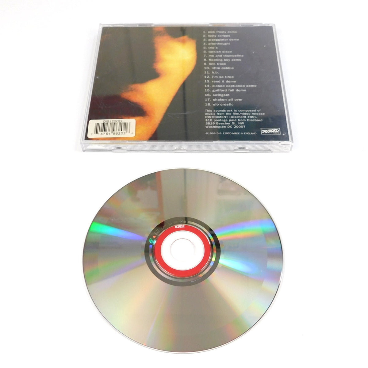 Fugazi Instrument Soundtrack CD 1999 Dischord DIS120CD Punk Tested