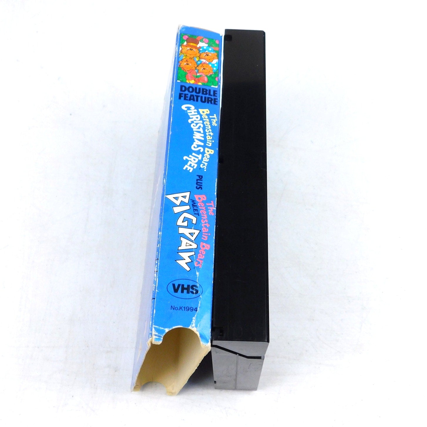 The Berenstain Bears Christmas Tree Bigpaw Double Feature VHS Tested 1990
