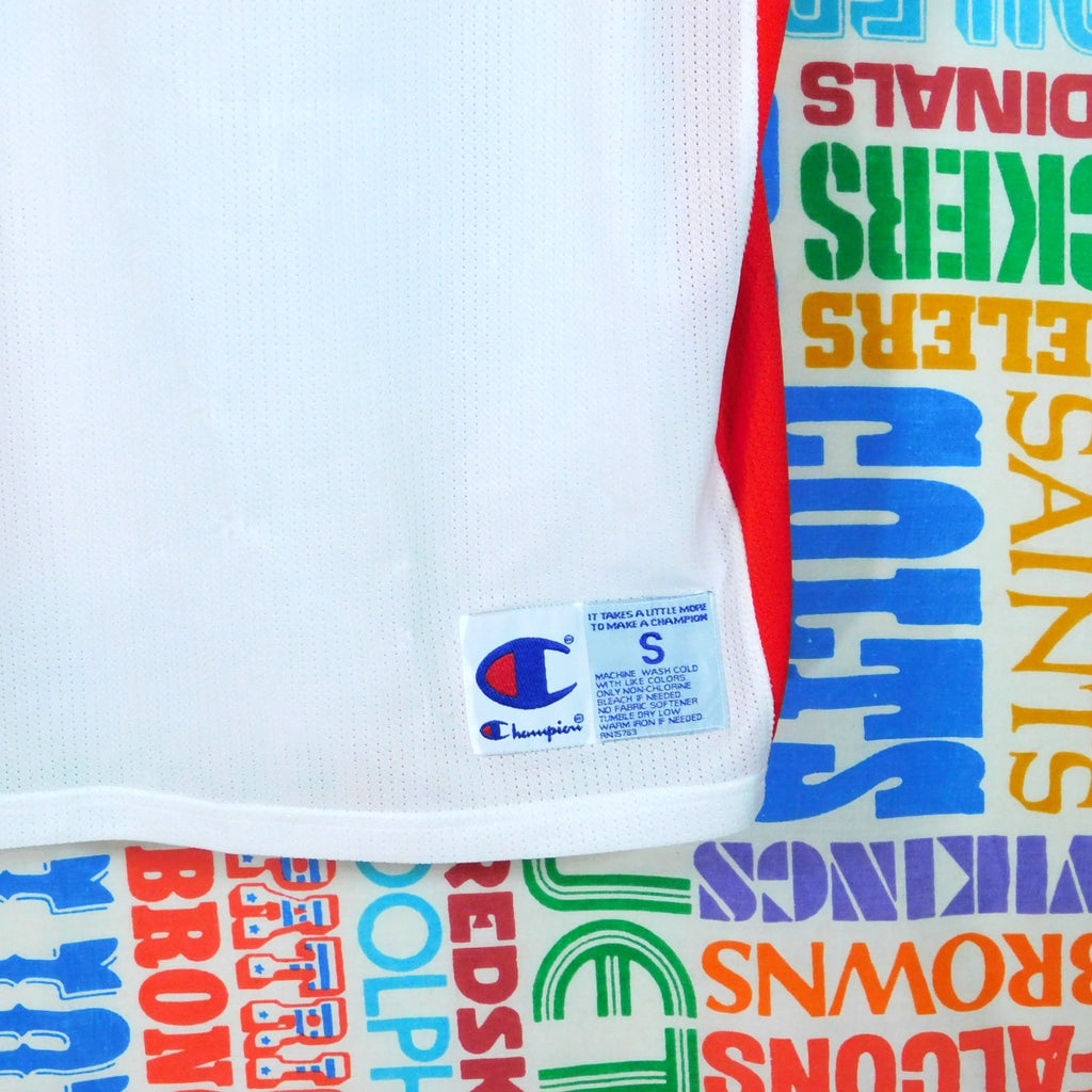 Champion USA Basketball Jersey Size S Mesh White Red Blue United States