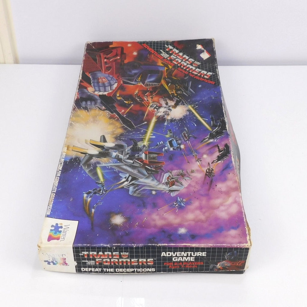 1986 Transformers Adventure Game Complete CIB Warren Hasbro Board Game