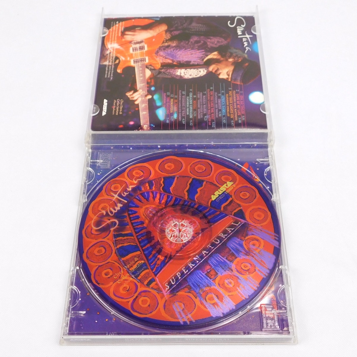 Santana Supernatural CD Tested 1999 Arista Records 07822-19080-2