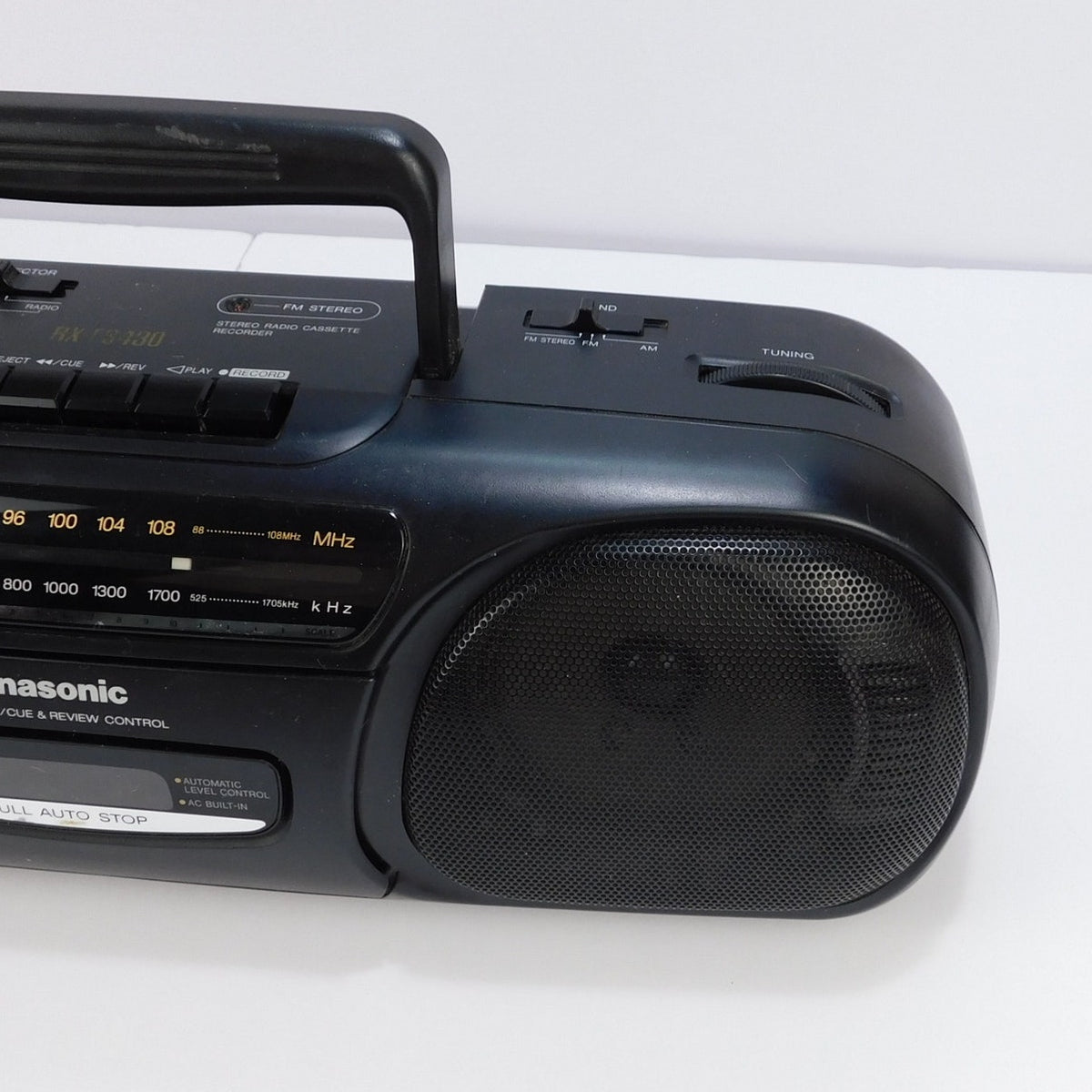 Panasonic RX-FS430 Portable Stereo Boombox Radio Cassette Deck Tested Cleaned