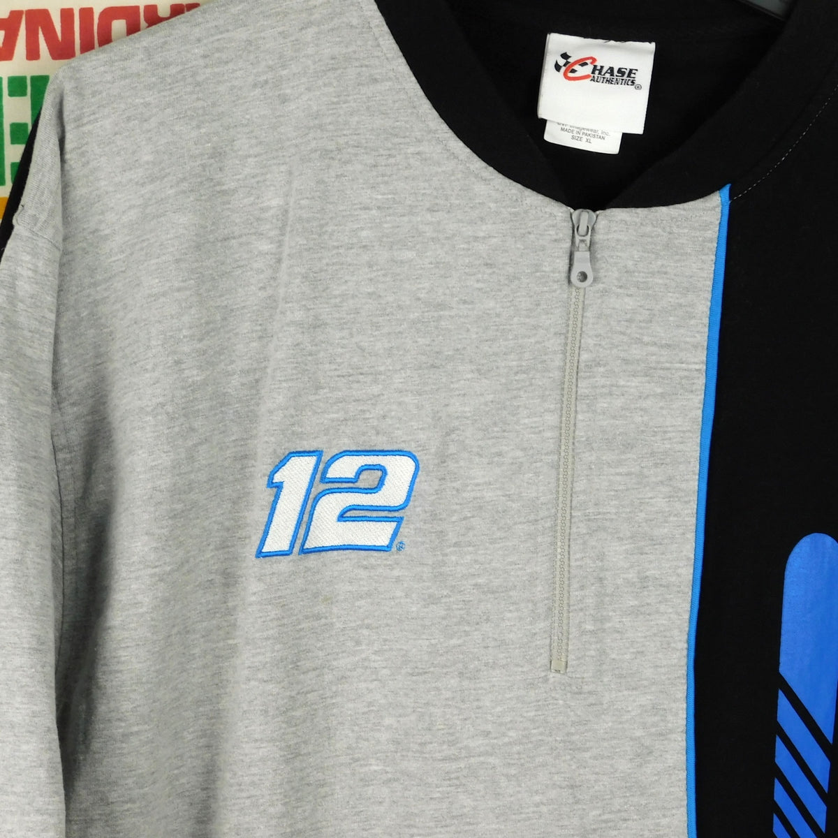 Y2K NASCAR Ryan Newman Alltel Racing 1/4 Zip Shirt - Size XL, NWOT