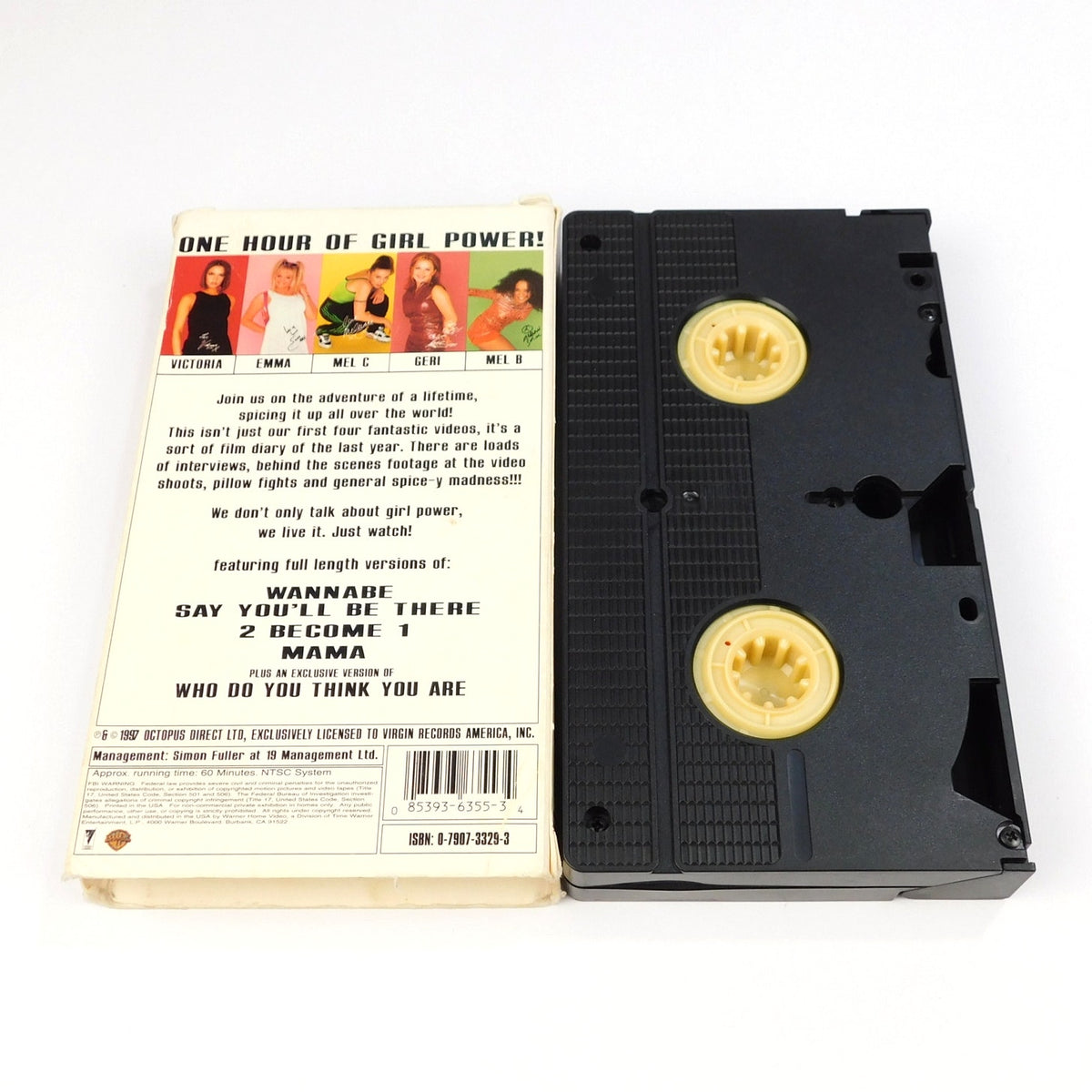 Spice Girls One Hour Of Girl Power VHS 1997 Tested Warner Bros