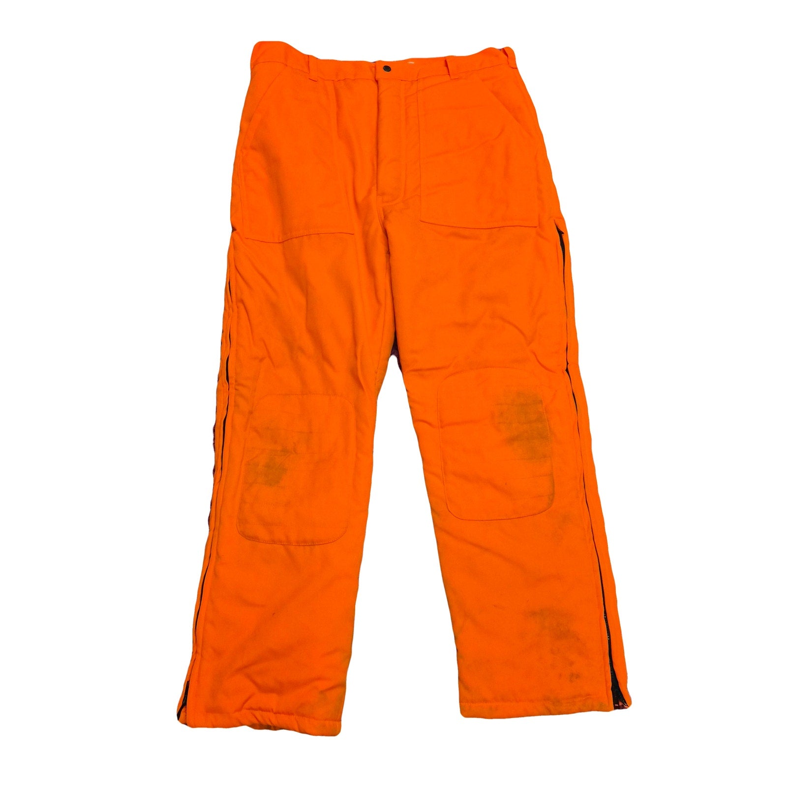 Vintage Winchester Hunting Outfit Size L Jacket Size XL Pants Hat Blaze Orange