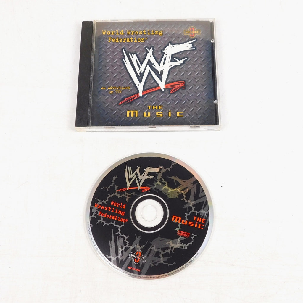 WWF The Music Volume 3 CD Tested 1998 World Wrestling Federation KOC-CD-8803