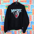 Champion Maine Black Bears Puff Print Hoodie - Size L