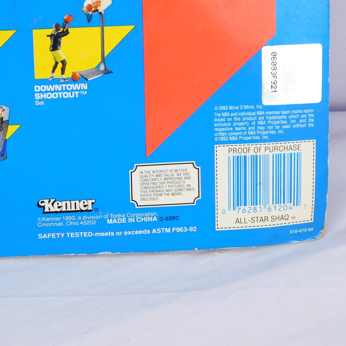 Vintage All Star Shaq Attaq Figure Kenner Sealed 1993 Shaquille O'Neal