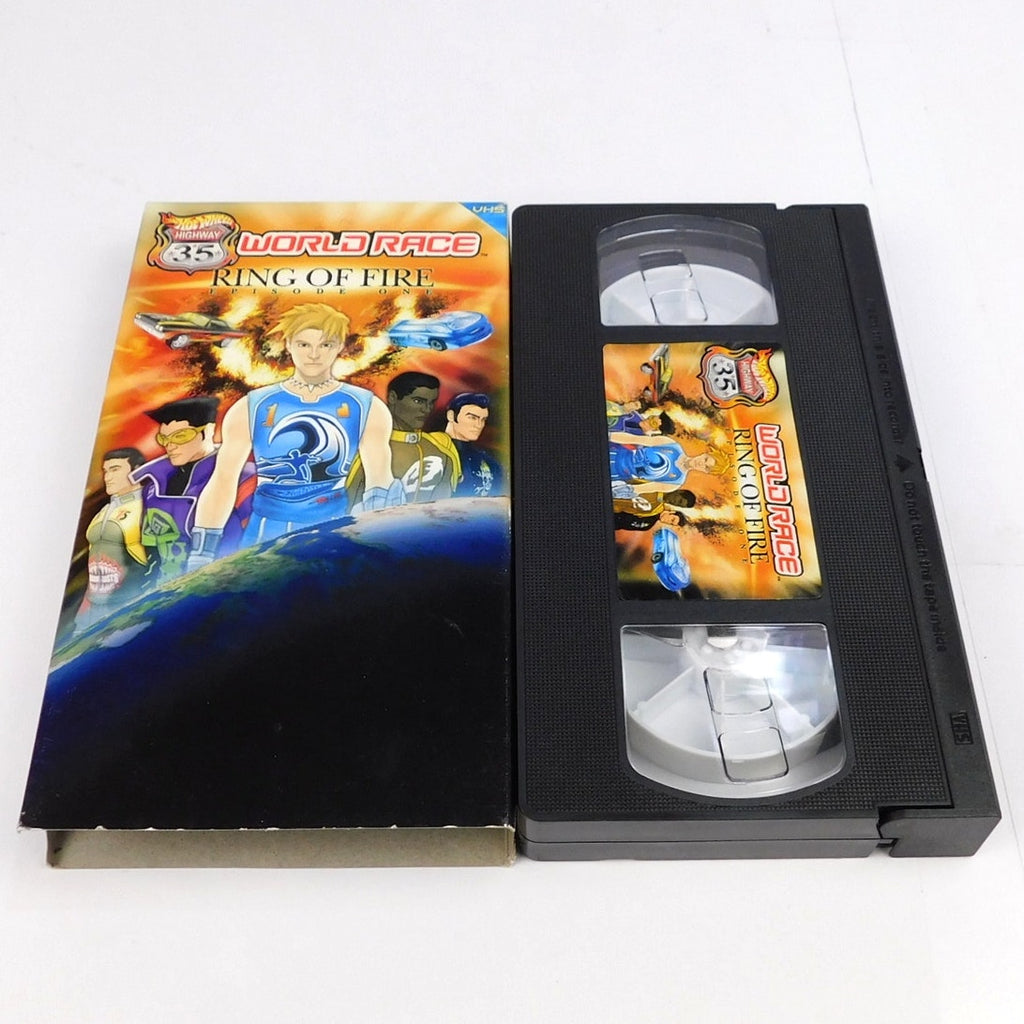 Hot Wheels World Race Ring Of Fire VHS Tested 2002 Mattel Episode 1