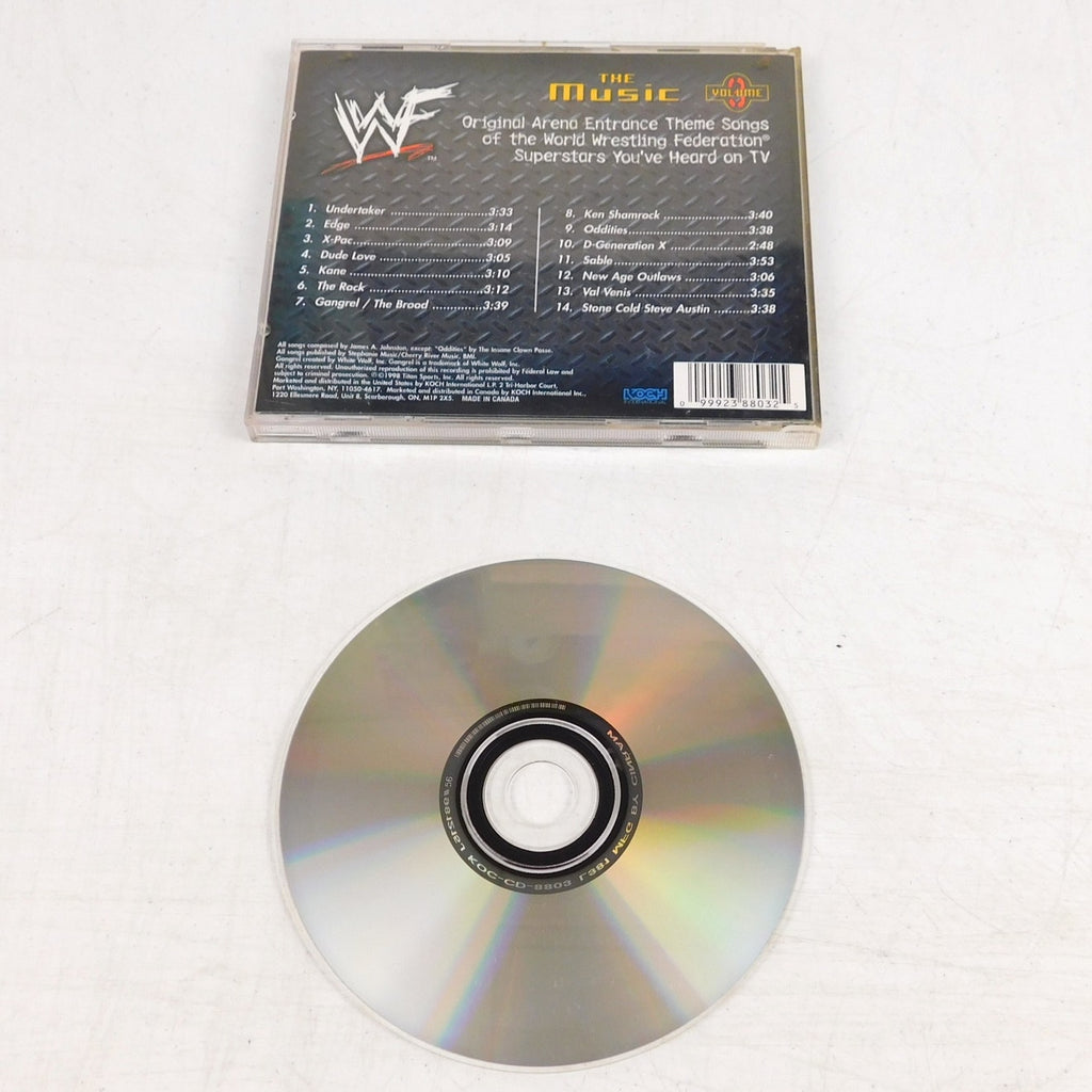 WWF The Music Volume 3 CD Tested 1998 World Wrestling Federation KOC-CD-8803