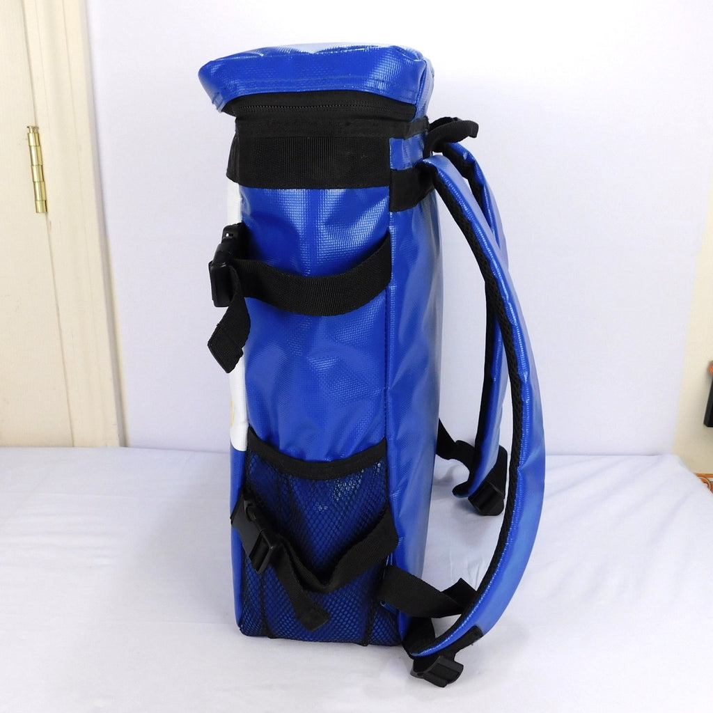 Corona Extra Cooler Backpack Insulated Zip Top Blue Label Promo Straps 18x13x5