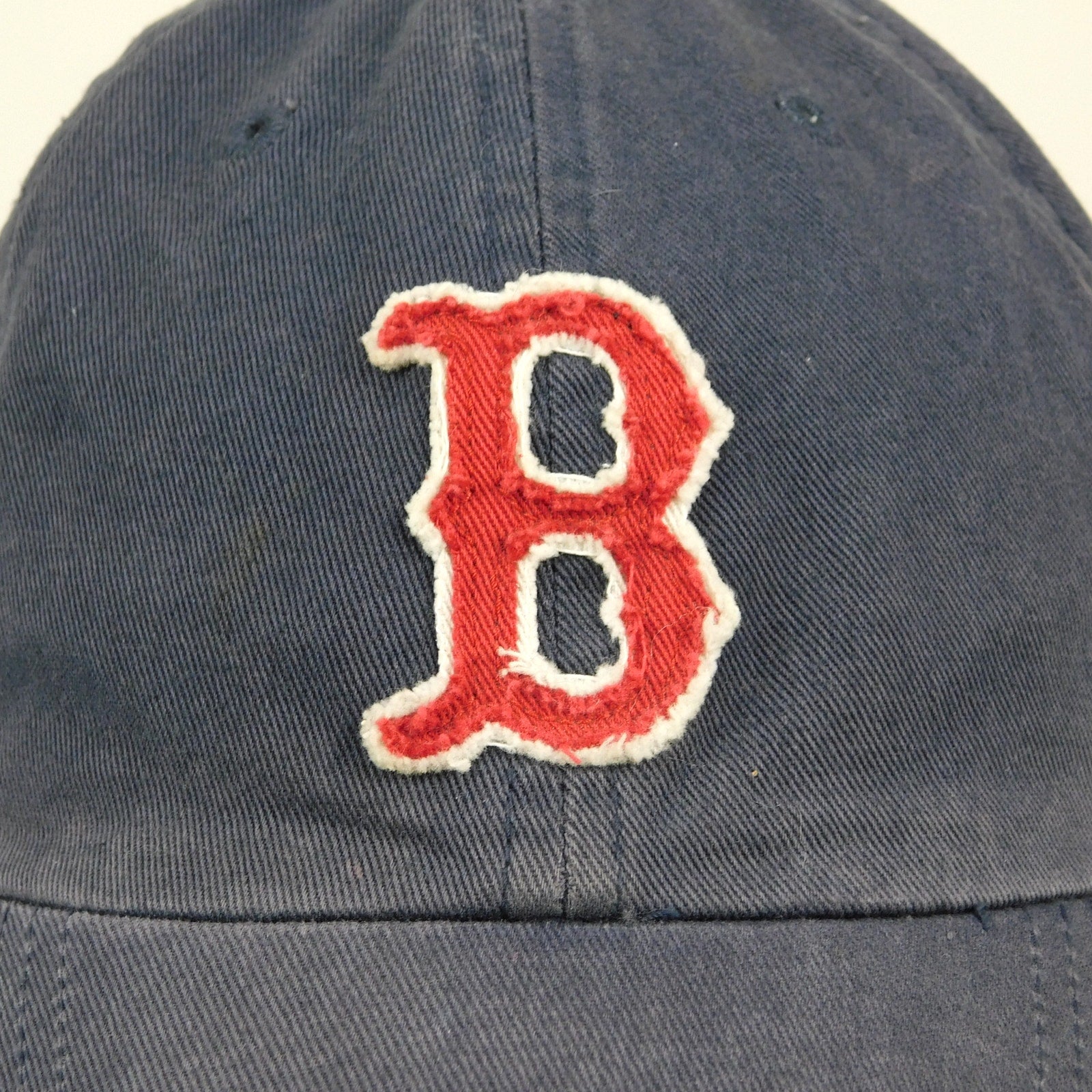 Boston Red Sox 47 Brand Twins Strapback Hat Distressed Felt B Logo Adjustable