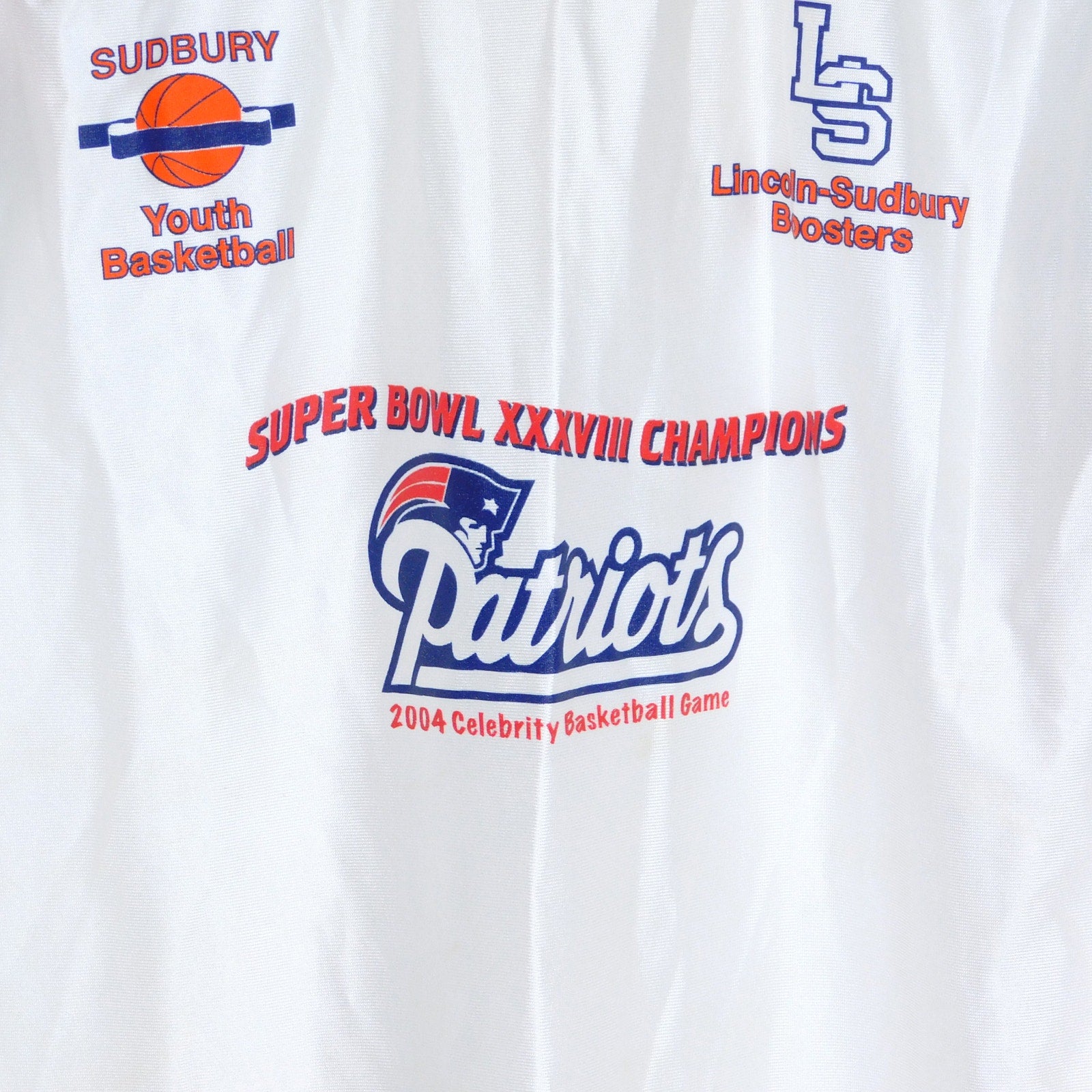 New England Patriots 2004 Celebrity Basketball Game Jersey - Size XL