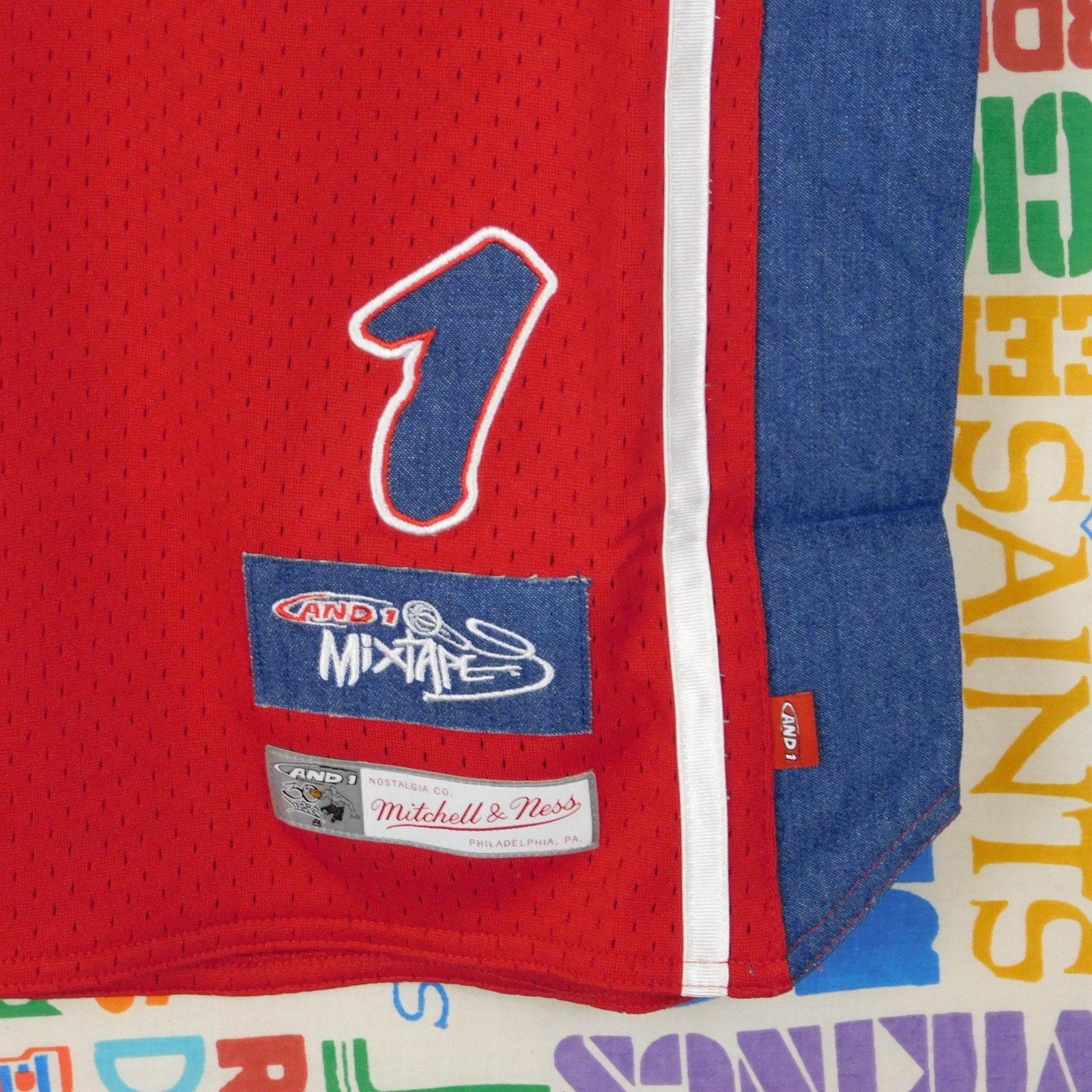 Mitchell & Ness AND1 Mixtape Basketball Jersey - Size M