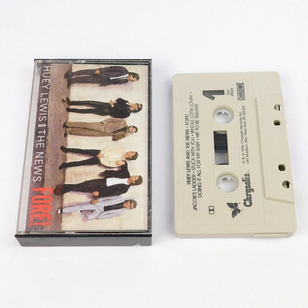 Huey Lewis And The News Fore Cassette 1986 Tested Chrysalis OVT 41534