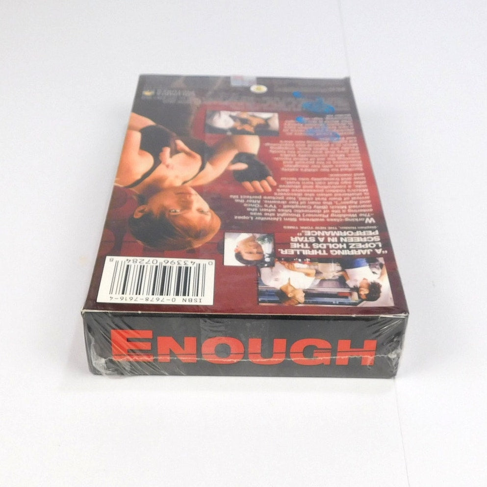 Enough VHS Jennifer Lopez 2003 Factory Sealed Walmart Sticker Columbia