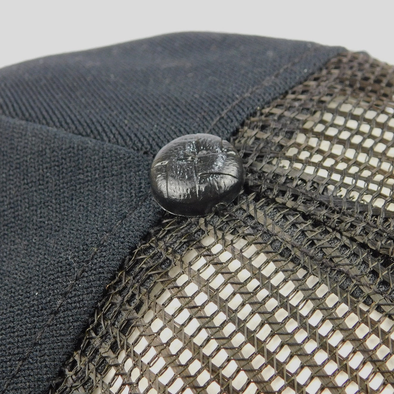 Vintage NRA National Rifle Association Mesh Trucker Snapback Hat Black USA Made