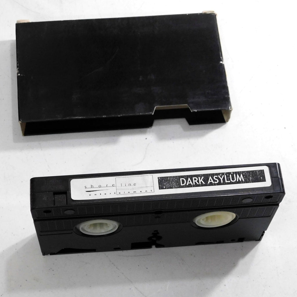 Shoreline Entertainment Dark Asylum Horror VHS Screener Tape Tested Working 2002