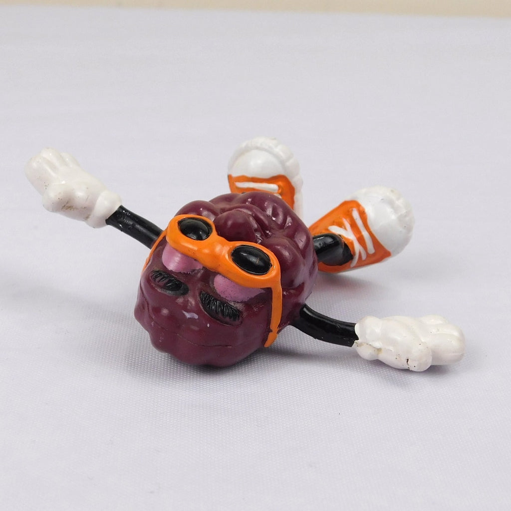 Vintage California Raisins 2" PVC Figure Orange Glasses & Shoes 1987 Calrab
