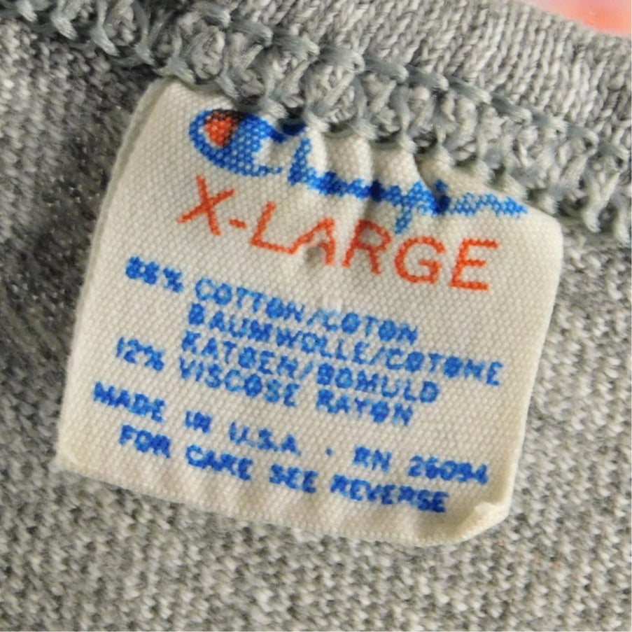 90s Champion Script Logo Tank Top - Size XL (fits slim see measurements)