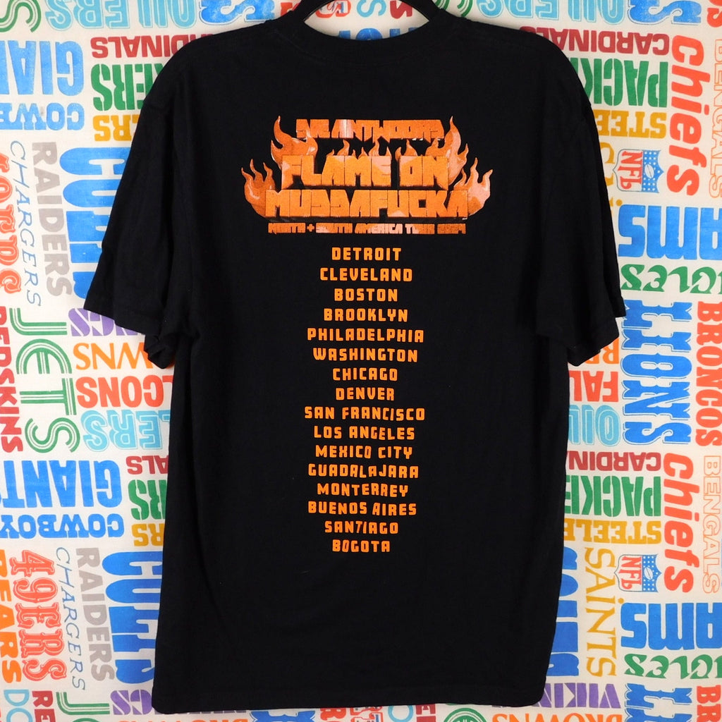Die Antwoord ZEF Baby's On Fire Flame On Tour T Shirt - Size L