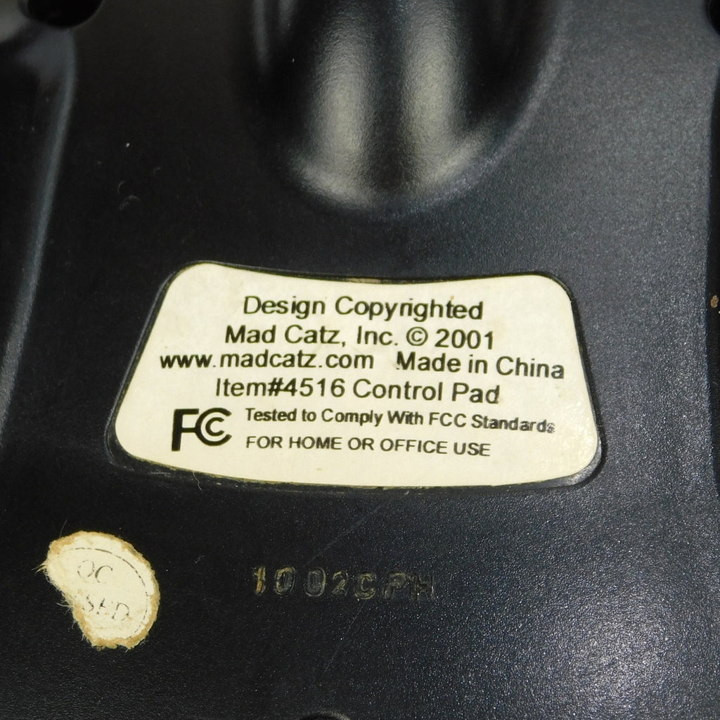 Mad Catz Original Xbox Controller 4516 Translucent Green Wired Y2K 2001