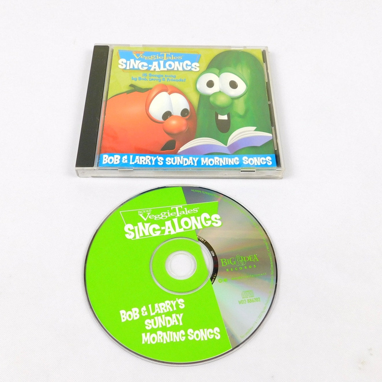 Veggie Tales Sing Alongs Bob & Larry Sunday Morning Songs Tested Big Idea 2002