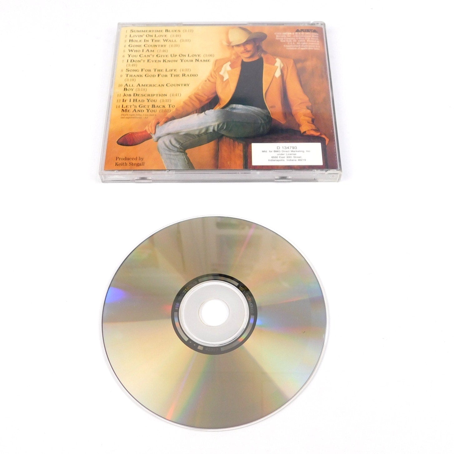 Alan Jackson Who I Am CD Tested 1994 Arista Records 18759-2