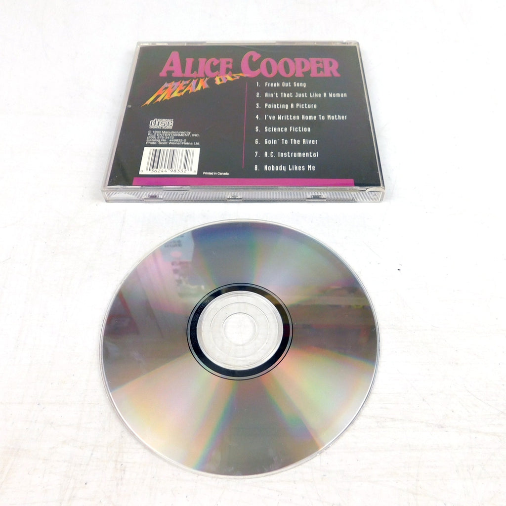 Alice Cooper Freak Out CD Tested 1993 Pilz Entertainment 449833-2