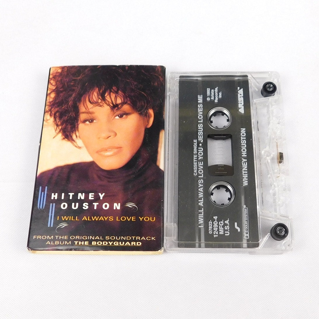 Whitney Houston I Will Always Love You Cassette Single Tested 1992 Arista
