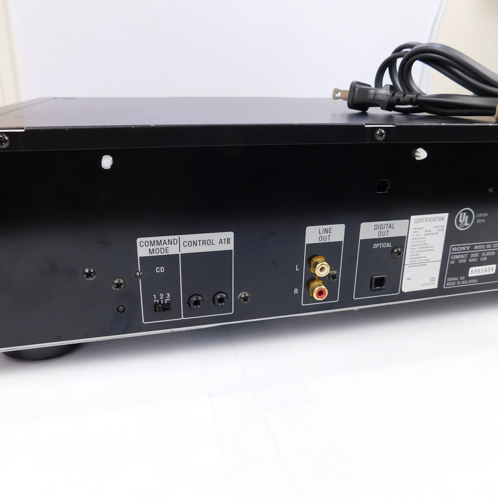 Sony CDP-CA70ES CD Player 5 Disc Carousel Fully Tested Working w/ Remote 1999