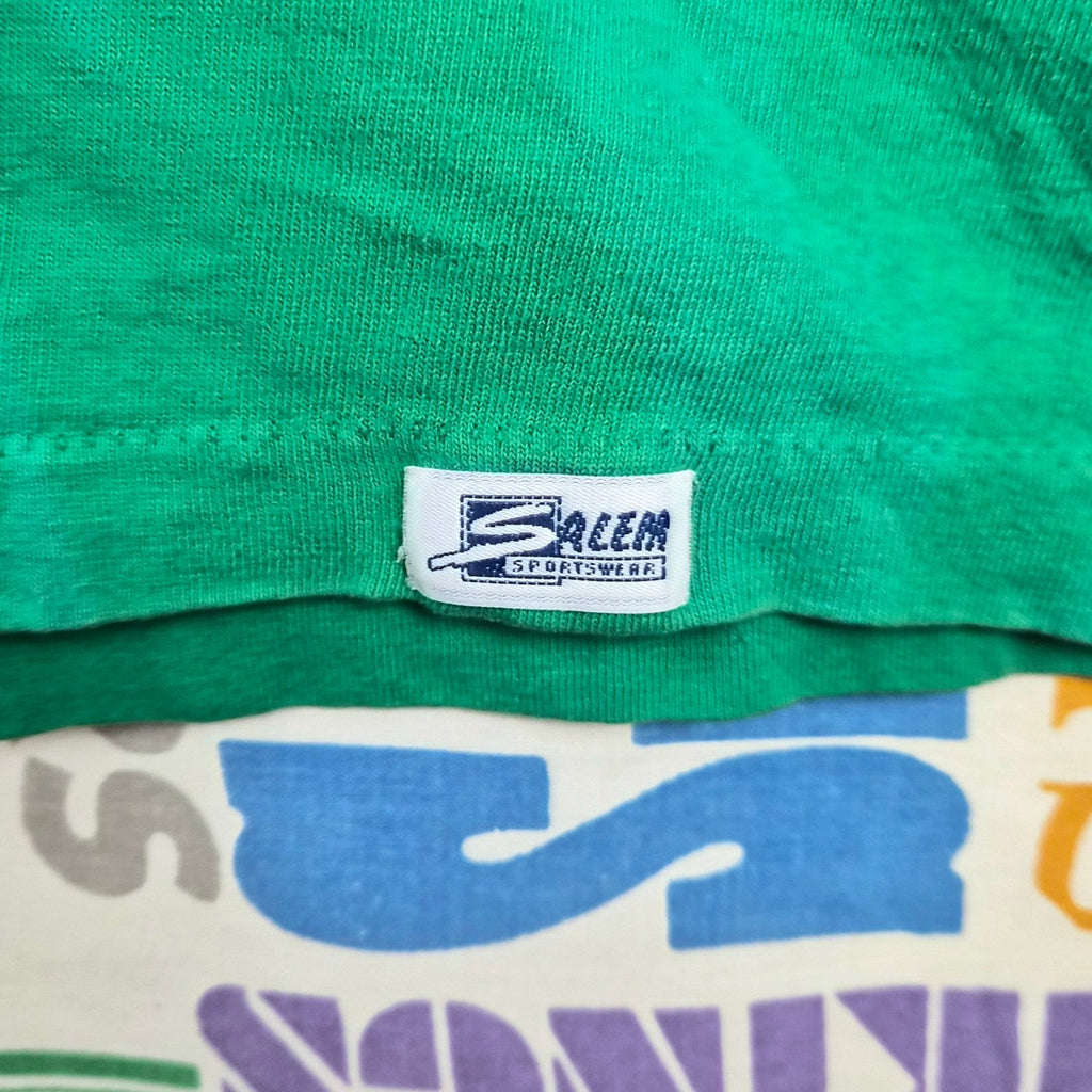 90s Boston Celtics Salem Sportswear Double Layer T Shirt - Size XL